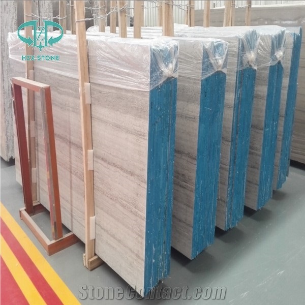 Blue Wooden Vein Grain Vein Cut Polished Marble Slabs for Floor/Wall Covering Serpeggiante Palissandro Crystal