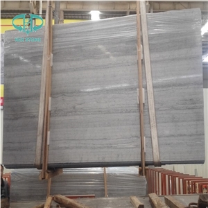 Blue Wooden Vein Grain Vein Cut Polished Marble Slabs for Floor/Wall Covering Serpeggiante Palissandro Crystal