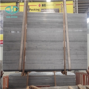 Blue Wooden Vein Grain Vein Cut Polished Marble Slabs for Floor/Wall Covering Serpeggiante Palissandro Crystal
