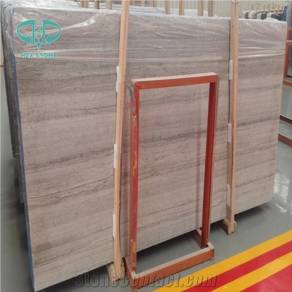 Blue Wooden Vein Grain Vein Cut Polished Marble Slabs for Floor/Wall Covering Serpeggiante Palissandro Crystal