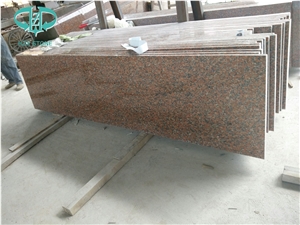 Cheap G562 Chinese Maple Red Granite Slabs,Maple Red for Bathroom Vanity Tops,Maple Red Granite Kitchen Countertops with Splash
