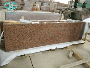 Cheap G562 Chinese Maple Red Granite Slabs,Maple Red for Bathroom Vanity Tops,Maple Red Granite Kitchen Countertops with Splash