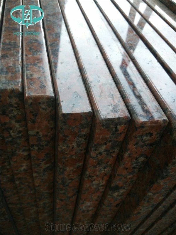 Cheap G562 Chinese Maple Red Granite Slabs,Maple Red for Bathroom Vanity Tops,Maple Red Granite Kitchen Countertops with Splash
