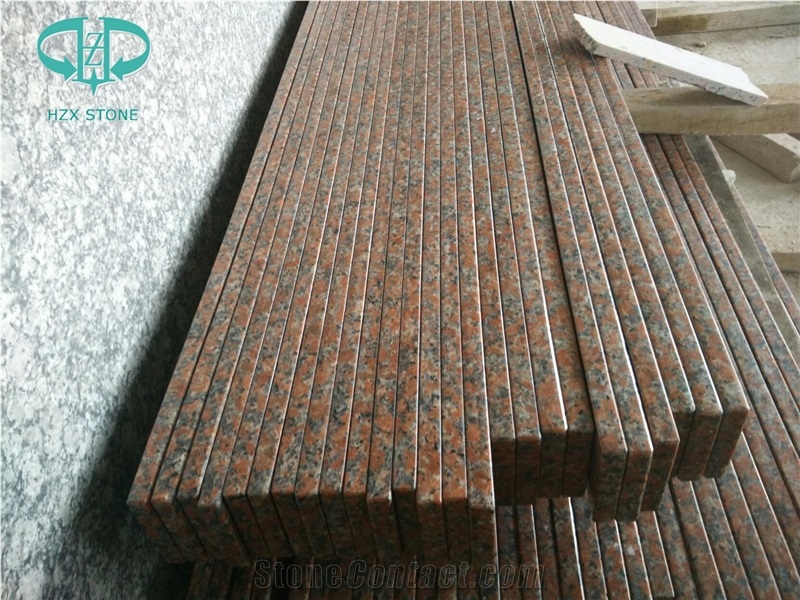 Cheap G562 Chinese Maple Red Granite Slabs,Maple Red for Bathroom Vanity Tops,Maple Red Granite Kitchen Countertops with Splash