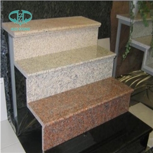 China Polished Granite Tiger Skin, Maple Red Slabs for Staircase