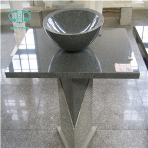China Polished/Honed/Black/Grey/White Impala Vanity Top with Sink