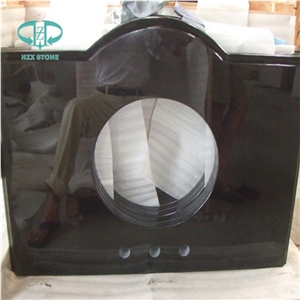 China Polished Kitchen/Furniture Absolute Black Granite Countertop