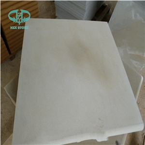 China White Pool Coping Sandstone Tiles for Paving Stone Wall Cladding