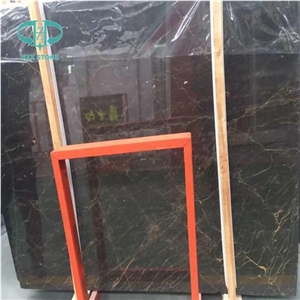 Chinese Brown Marble Slabs & Tiles, Dior Gold Wall Covering Tiles,Saint Laurent/Brown Emperador,Portoro Gold/Tulip Jade Polished