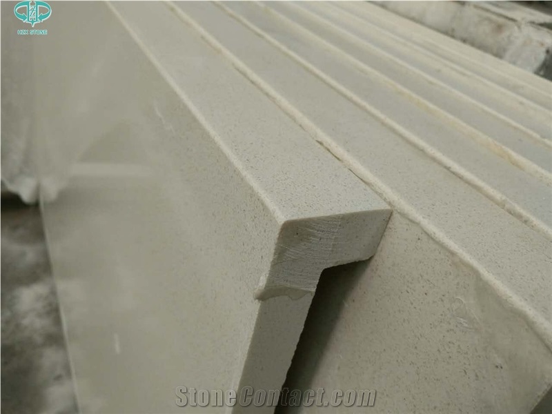 Crystal White Quartz Stone Countertop/White Quartz Kitchen Counter Top/Quartz Countertops