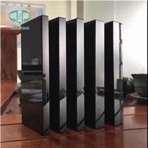 Crystallized Glass Stone/Nano Crystallized Glass/Microcrystal Glass Slabs & Tiles/Lamina Tile/Black Manmade Stone