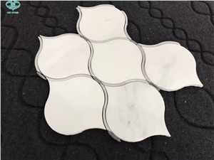 Customized Marble Mosaic Pattern Wall Tiles,Flooring Tiles Polished/Honed Mosaic Pattern
