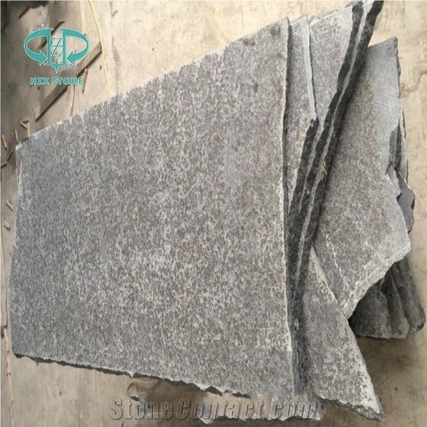 G684 Basalt, China Black Basalt, Fuding Black, Dark Black Basalt, Black Pearl Basalt, Dark Black Tiles for Garden Paving, Garden Pavers Stone
