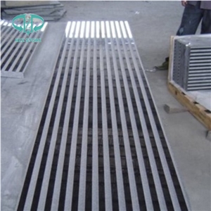 G684 Black Granite Landscaping Stones,Black Granite Water Drain