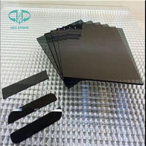 High Quality Pure Black Nano Glass Crystallized Stone