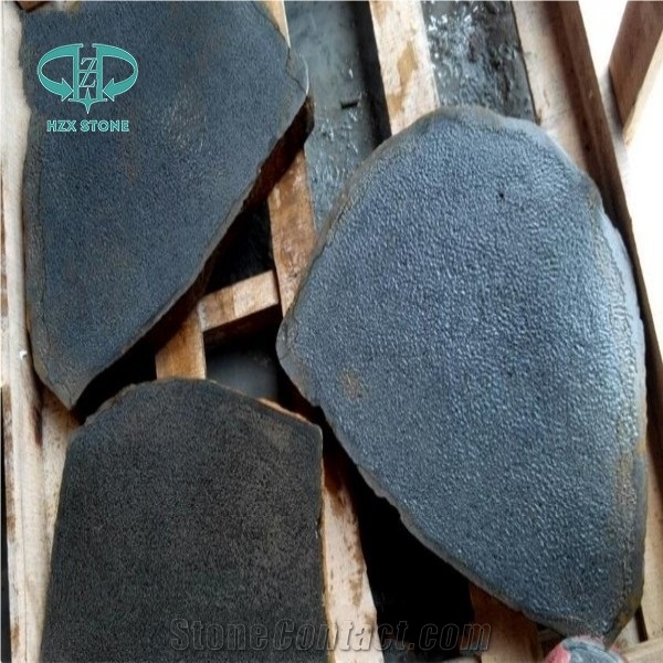 Lava Stone Round Paver, Grey Basalt Pavers,China Grey Lava Stone,Lava Paving Stone