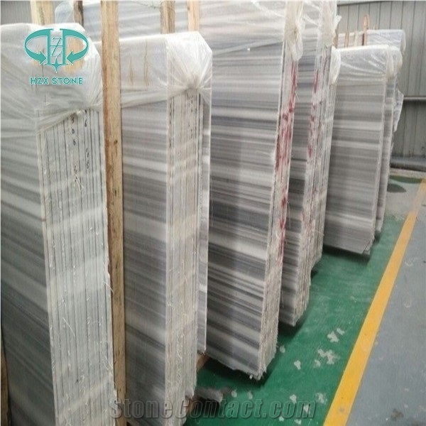 Marmara Equator White Marble Tile, Turkey White Marble