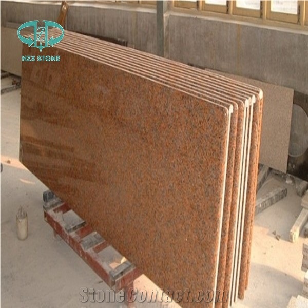Polished G562 Maple Red Granite Kitchen Countertop