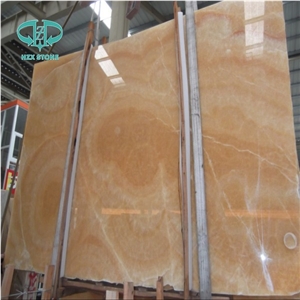 Polished Onyx Slab Honey Onyx for Flooring Tile or Wall