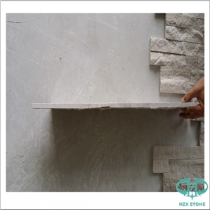 White Oak,China White Wood Vein Marble Splitted Culture Stone,Ledge Stone, Wall Cladding Panel,Stacked Stone Veneer( Corner Stone,Brick Stacked Stone),Exposed Wall Stone