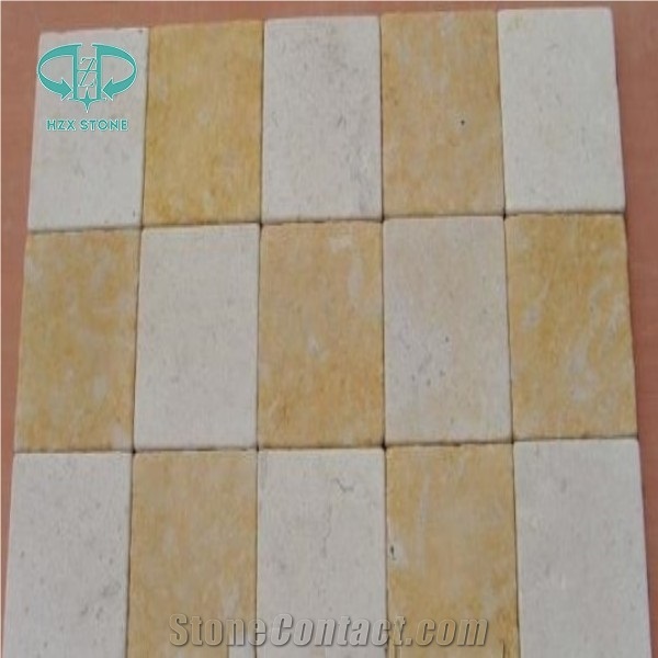 Yellow Limestone Paving Stone