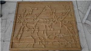Cnc Carving Marble Building Ornaments 3d Stone Art Wall Panels