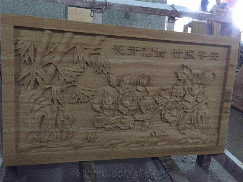 Cnc Carving Marble Building Ornaments 3d Stone Art Wall Panels