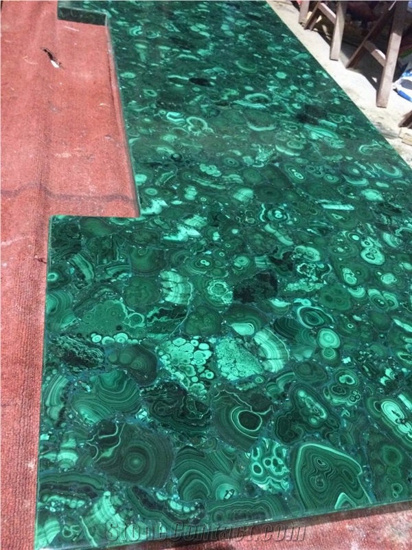 Luxury Stone Walling Tile Gemstone Malachite Tile for Project