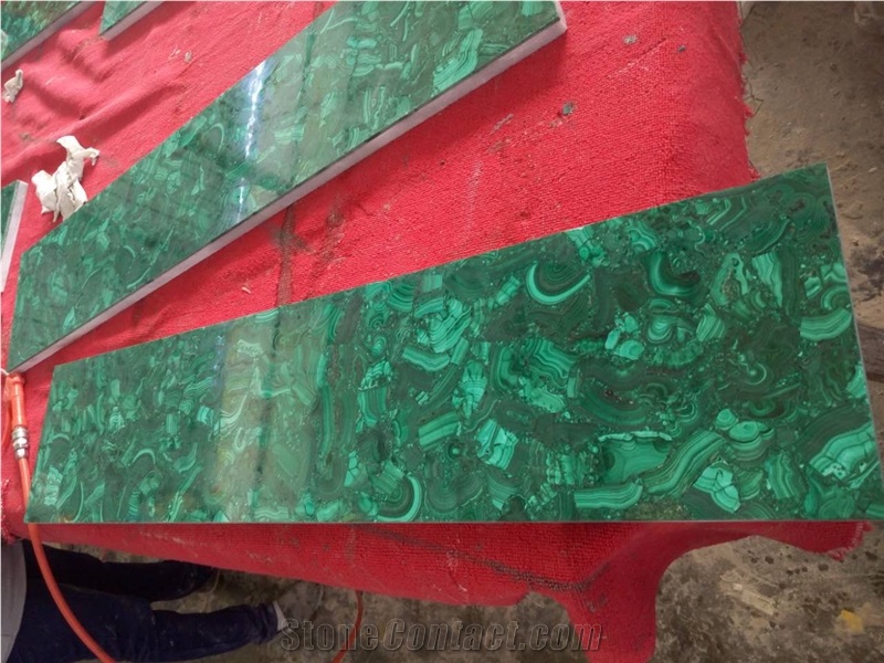 Luxury Stone Walling Tile Gemstone Malachite Tile for Project