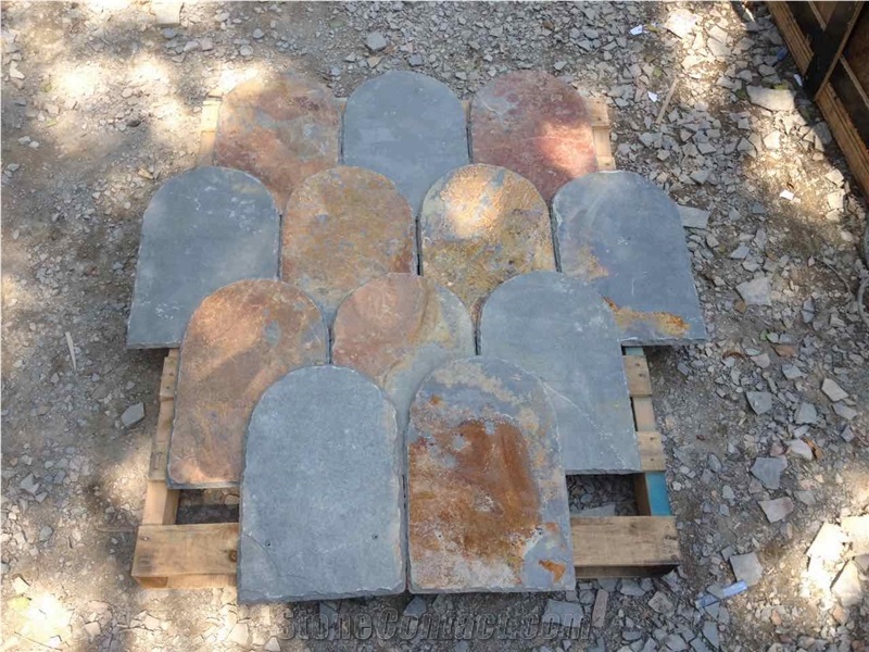 Mixed Color Slate Tiles for Roofing Tiles
