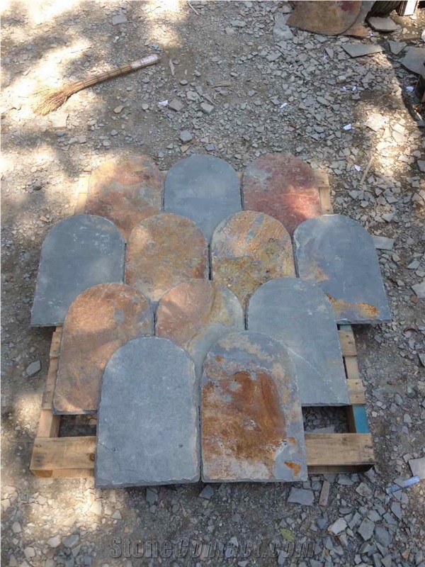Mixed Color Slate Tiles for Roofing Tiles