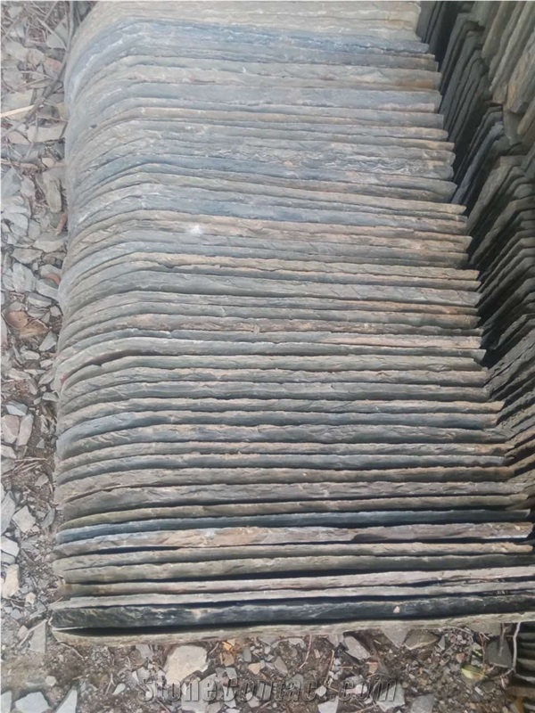 U Shape Natural Split Roof Slate