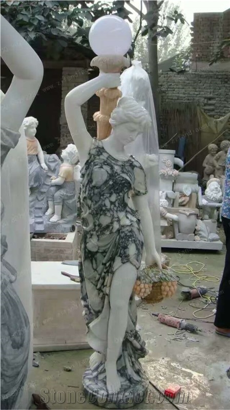 White Onyx Abstract Art Sculpture for Garden Sculpture