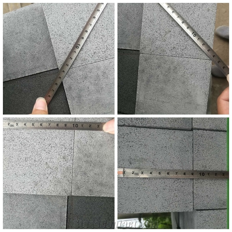 China Basalt ,Bluestone,Hainan Black Surface Flamed,Others Sawn Cut Cube Stone/Cobblestone/Pavinggraden Stepping, Walkway, Pavers Outdoor Natural Stone Flooring, Quarry Owner Factory