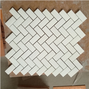 New Design White Marble Stone Mosaic Tiles for Wall,Bathroom Floor in New Shape with Very Competitive Prices