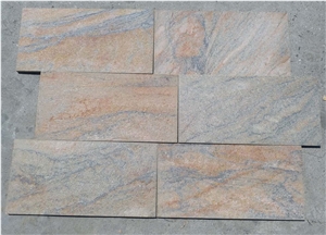 Beige Quartzite Flamed Surface Slabs & Tiles