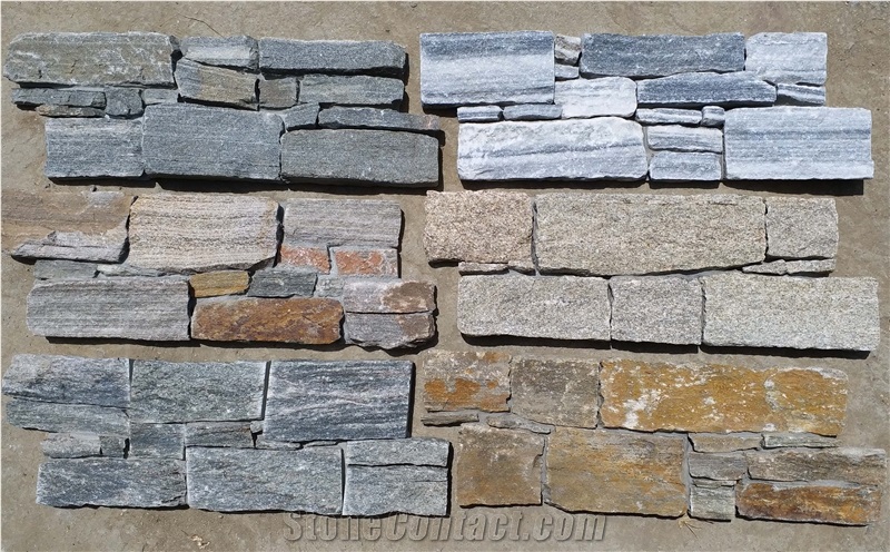 China Green Quartzite Ledge Stone