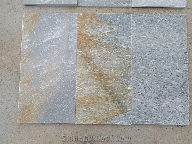 China P014 Beige Slate Slabs & Tiles