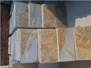 China P014 Beige Slate Slabs & Tiles
