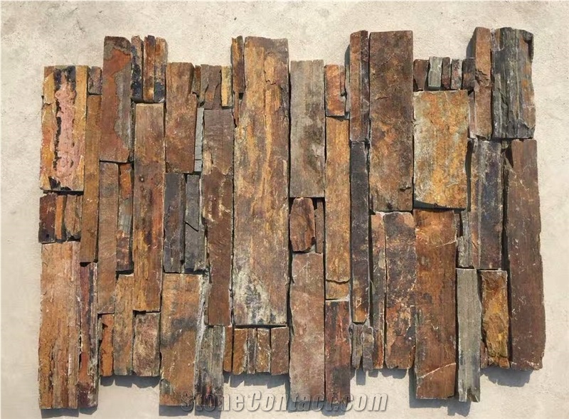 China Rusty Slate Ledge Stone Cultured Stone