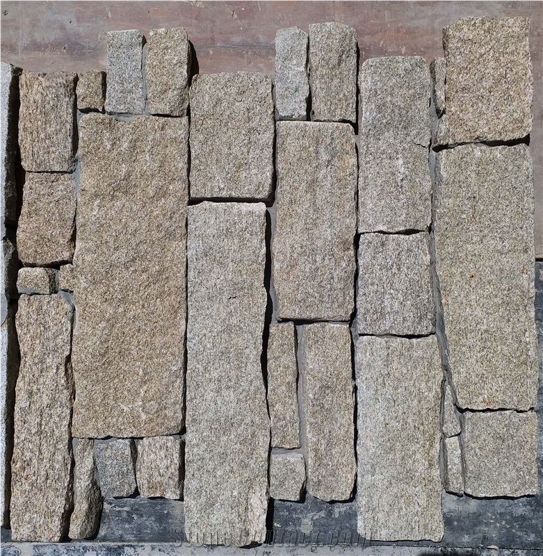 China Yellow Quartzite Ledge Stone,Culture Stone
