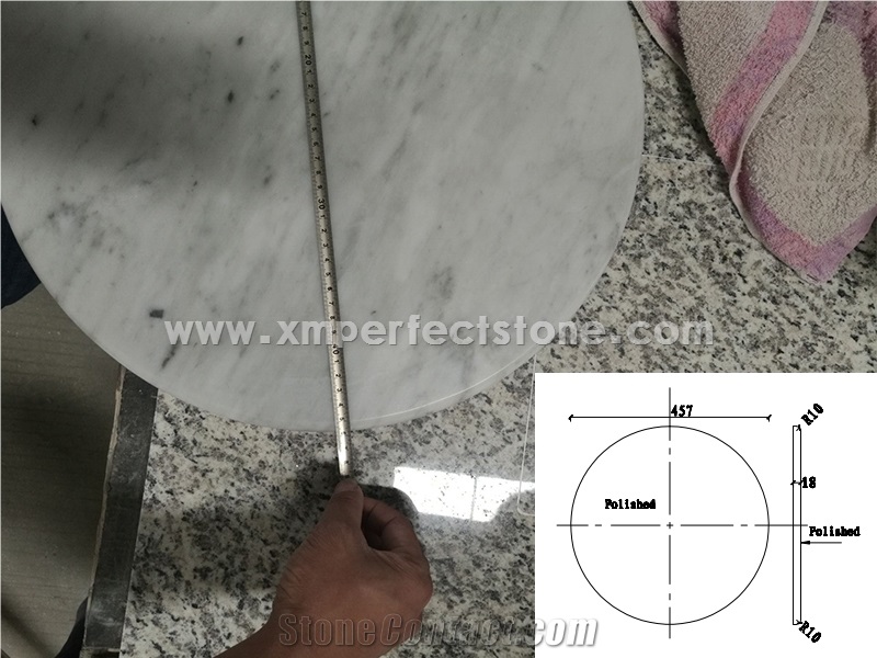 A Quality Bianco Carrara White Marble Round Kitchen Table / Marble Coffee Table 60 /80/100 Dia /25+ Marble Circle Table / White Marble Dining Table Set / Marble Furniture