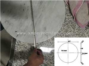 A Quality Bianco Carrara White Marble Round Kitchen Table / Marble Coffee Table 60 /80/100 Dia /25+ Marble Circle Table / White Marble Dining Table Set / Marble Furniture