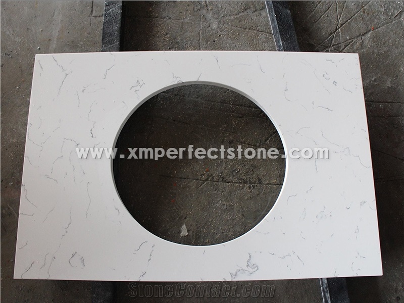 Artificial Quartz,Quartz Stone Countertops,Artificial Bath Tops,Quartz Vanity Top