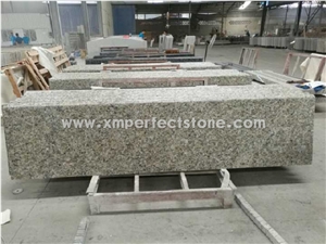 Beige Butterfly Granite Countertop Bullnose / New Butterfly Beige Granite Prefeb 2 cm / Beige Counter Home Decorate Kitchen Top / Solid Surface Countertops