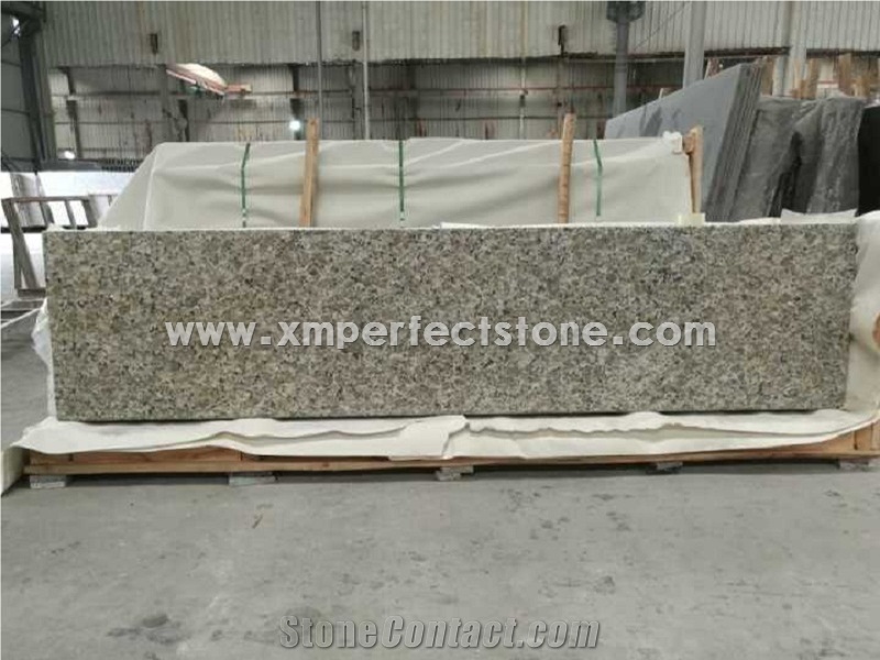 Beige Butterfly Granite Countertop Bullnose / New Butterfly Beige Granite Prefeb 2 cm / Beige Counter Home Decorate Kitchen Top / Solid Surface Countertops