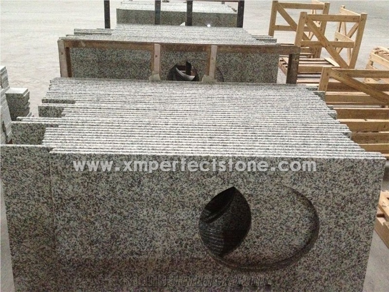 Cheap Granite G623 Counter Top / Granite Countertops Bathroom Vanity / Granite Bathroom Vanity Tops 2 cm Thickness /