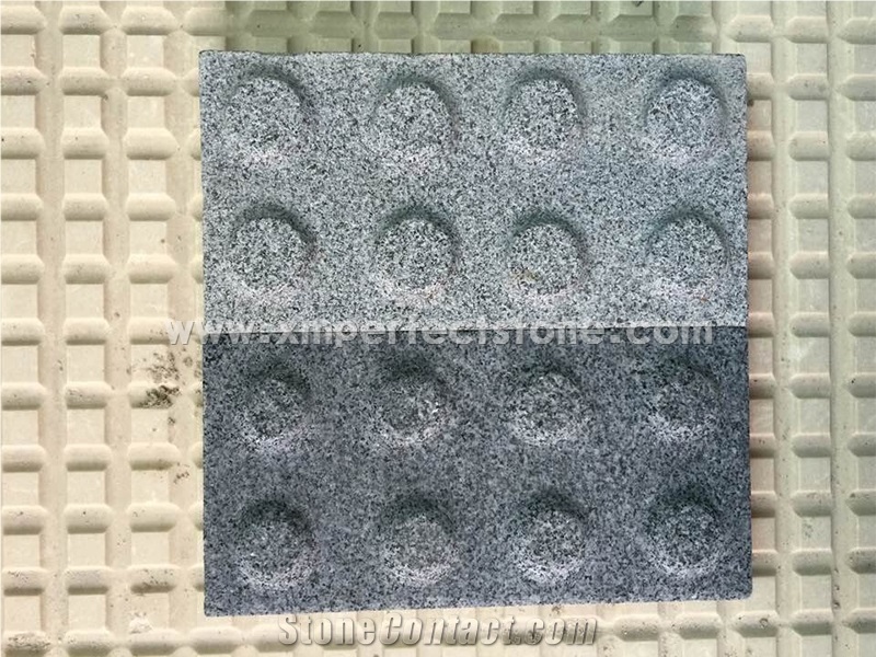 Cheap Grey Granite G654 Tactile Paving / Blind Stone / Blister Paving / Tactile Paving Suppliers