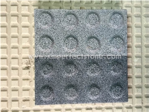 Cheap Grey Granite G654 Tactile Paving / Blind Stone / Blister Paving / Tactile Paving Suppliers