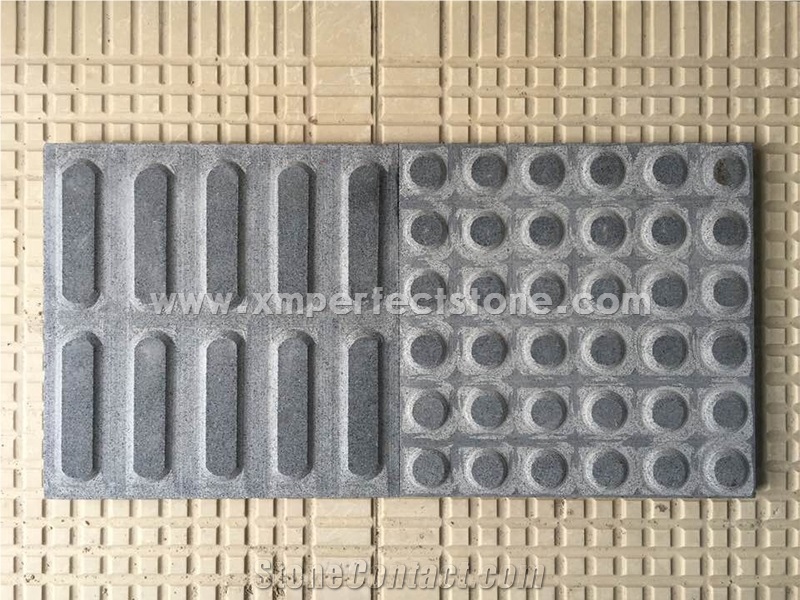 Cheap Grey Granite G654 Tactile Paving / Blind Stone / Blister Paving / Tactile Paving Suppliers